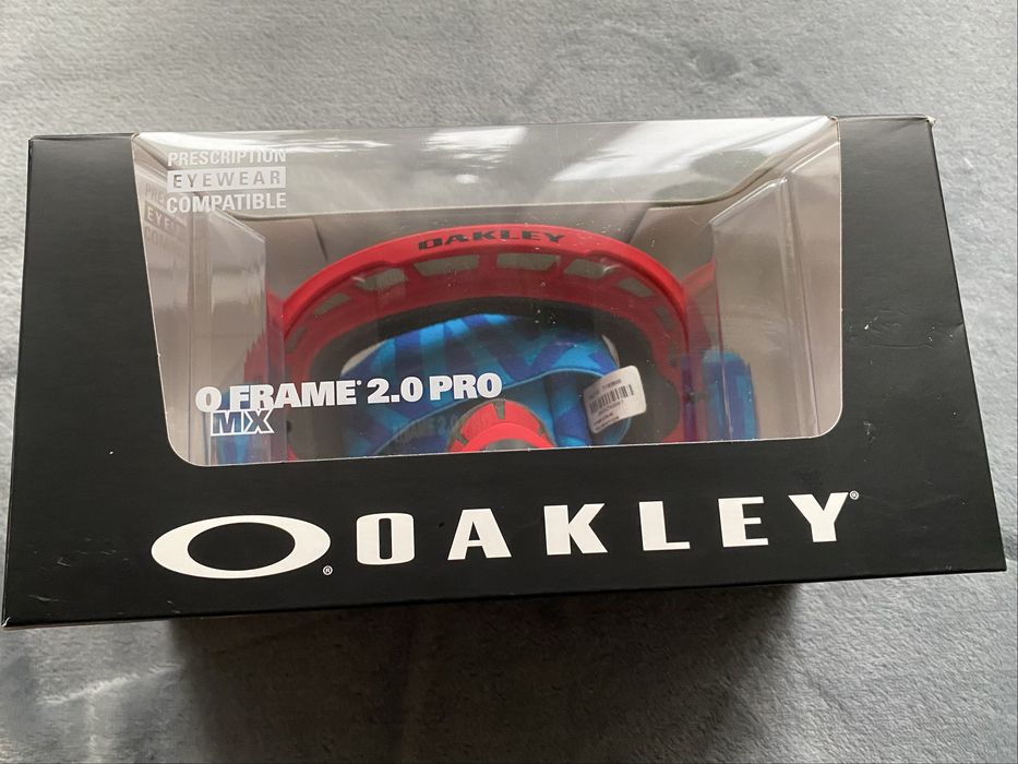 Ochelari noi Cross-enduro Oakley O Frame 2.0 Pro angle red-clear lens