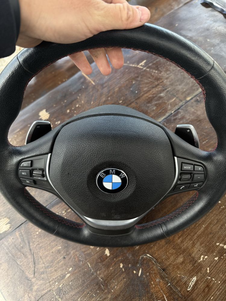 Volan BMW F30 cu padele si incalzire complet
