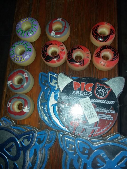 Piese rulmenti role skateboard Pig abec 3 si 5 Grizzly Gear