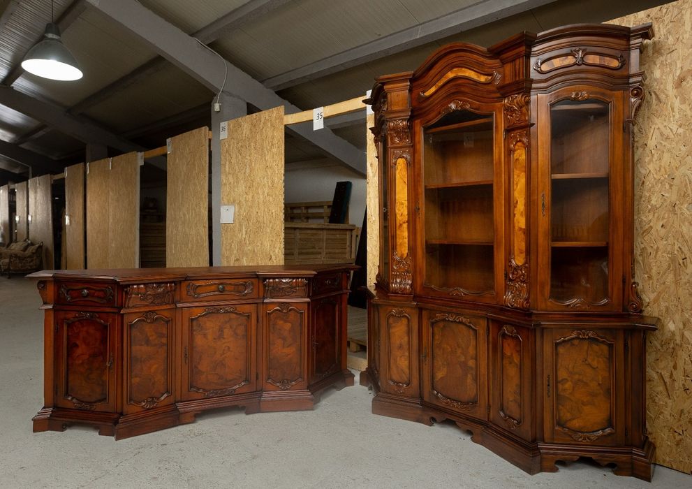 Set mobilă sufragerie – lemn masiv, stare excelentă