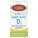 Carlson, Super Daily, Vitamin D3 для детей, карлсон витамин Д3