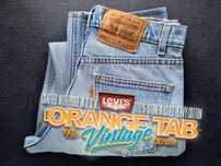 VINTAGE 1997 Made in U.S.A. LEVI'S® 550™ Orange Tab™ Jeans — W31 L32