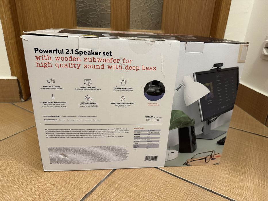 Set Boxe Trust Tytan 2.1, 120W - Noi, nefolosite!