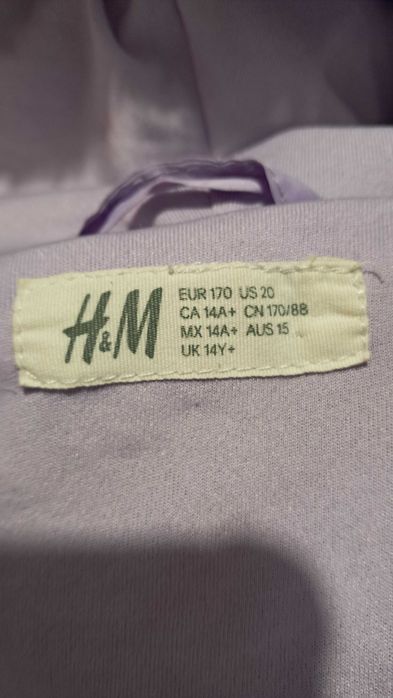 Лилаво яке 170 ръст на H&M