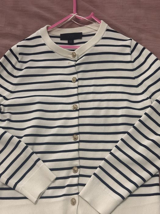 Дамска жилетка на райета  Zara