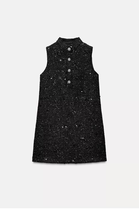 Рокля с пайети Zara