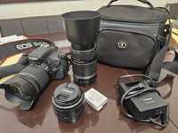 Canon EOS 600D + accesorii + obiective