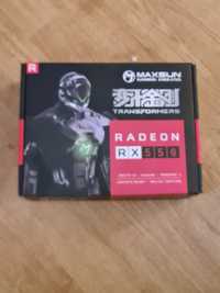 Placa Video Maxsun AMD Radeon Rx550 4Gb Gddr5 Sigilata