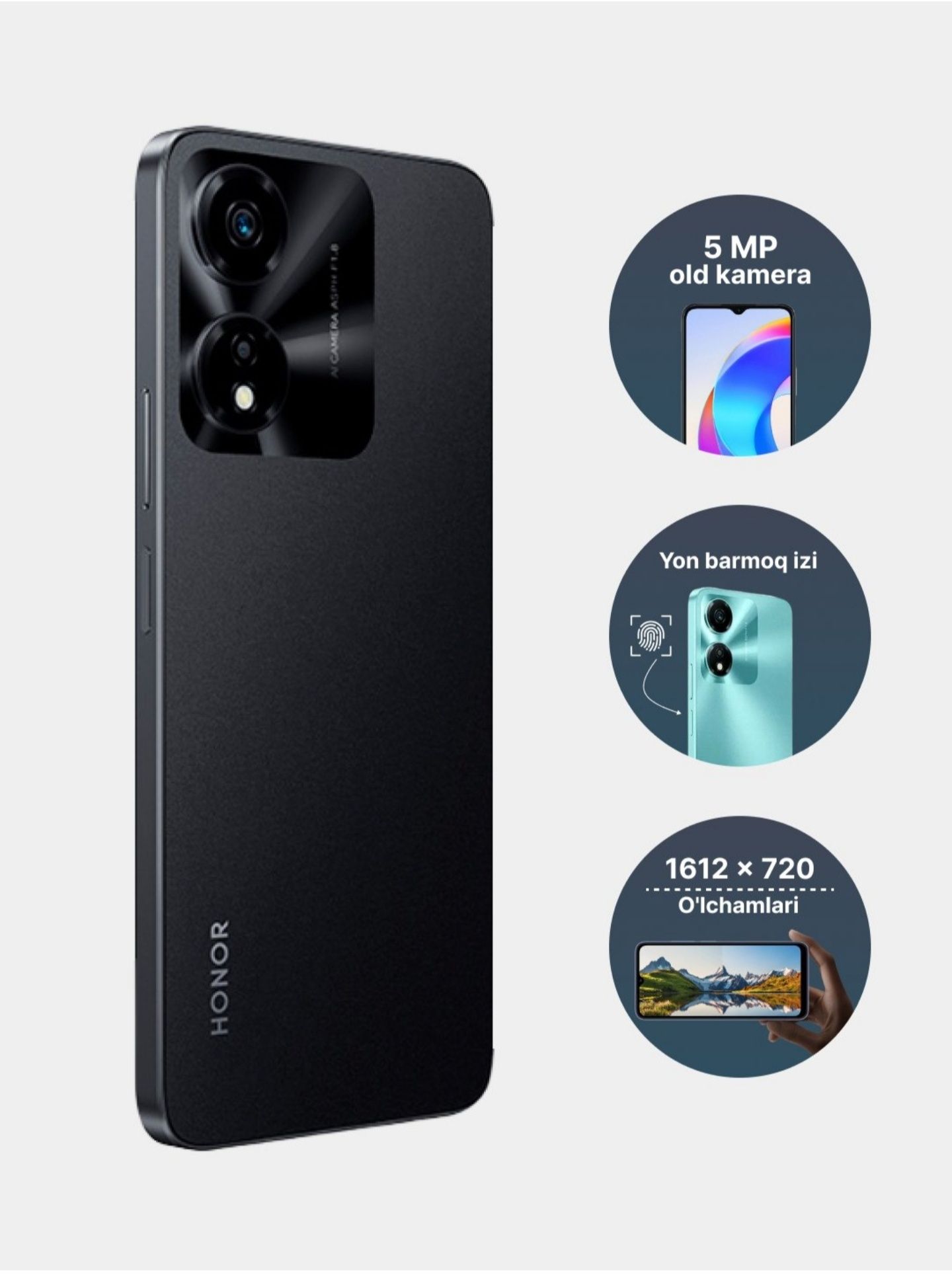 Телефон Honor x5 plus 4+4/64gb