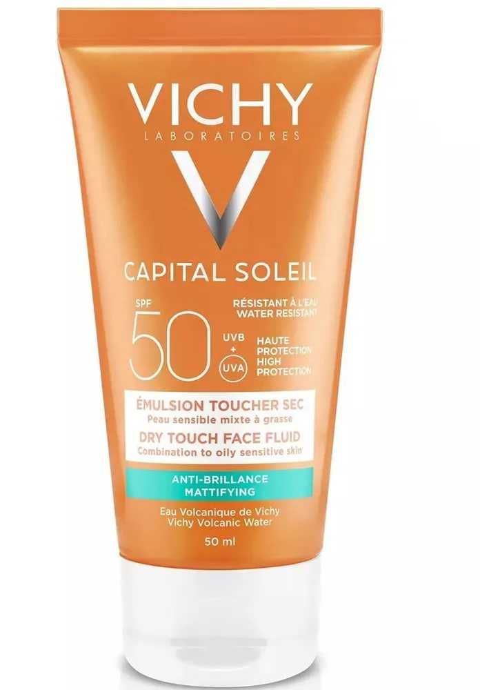 Vichy Capital Ideal Soleil Matlashtiruvchi Emulsiya, Spf 50, 50ML Fran