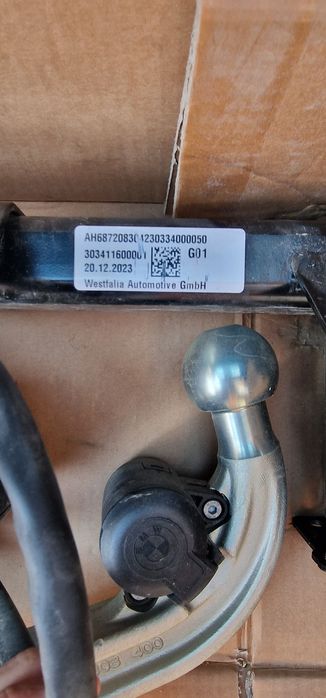 Carlig electric BMW X3 G01 - defect