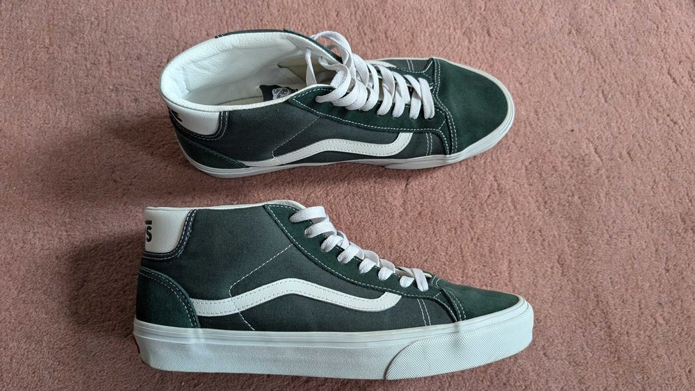 VANS Високи маратонки 'Skool 37' в Тъмнозелено