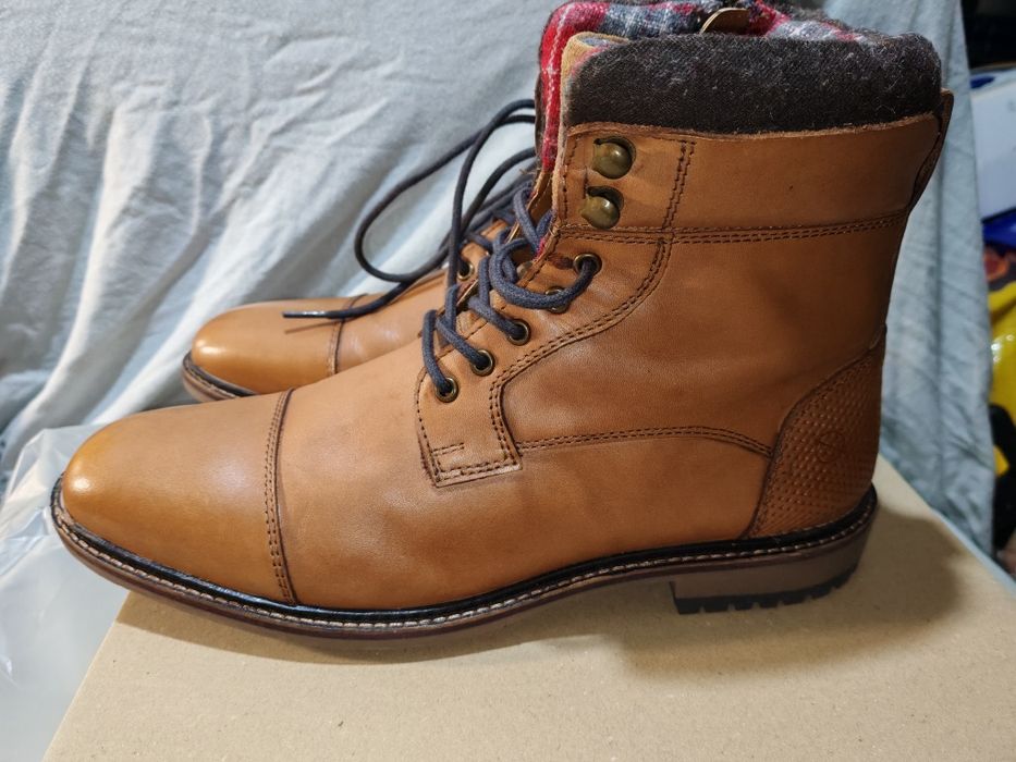 Удобни мъжки боти от естествена кожа Paul Vesterbro №44