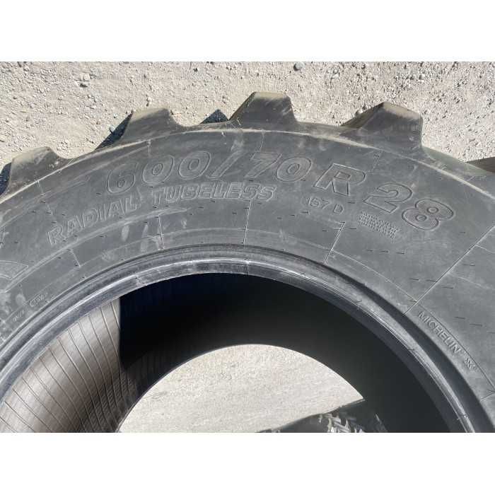 Cauciucuri 600/70R28 Michelin pentru Case, JCB