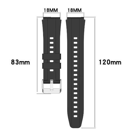 Curea silicon Huawei Watch GT4 (41 mm) -18mm-