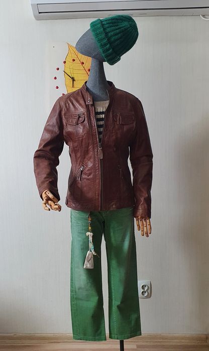 Кожанная куртка Tom Tailor. Размер 42 (M)