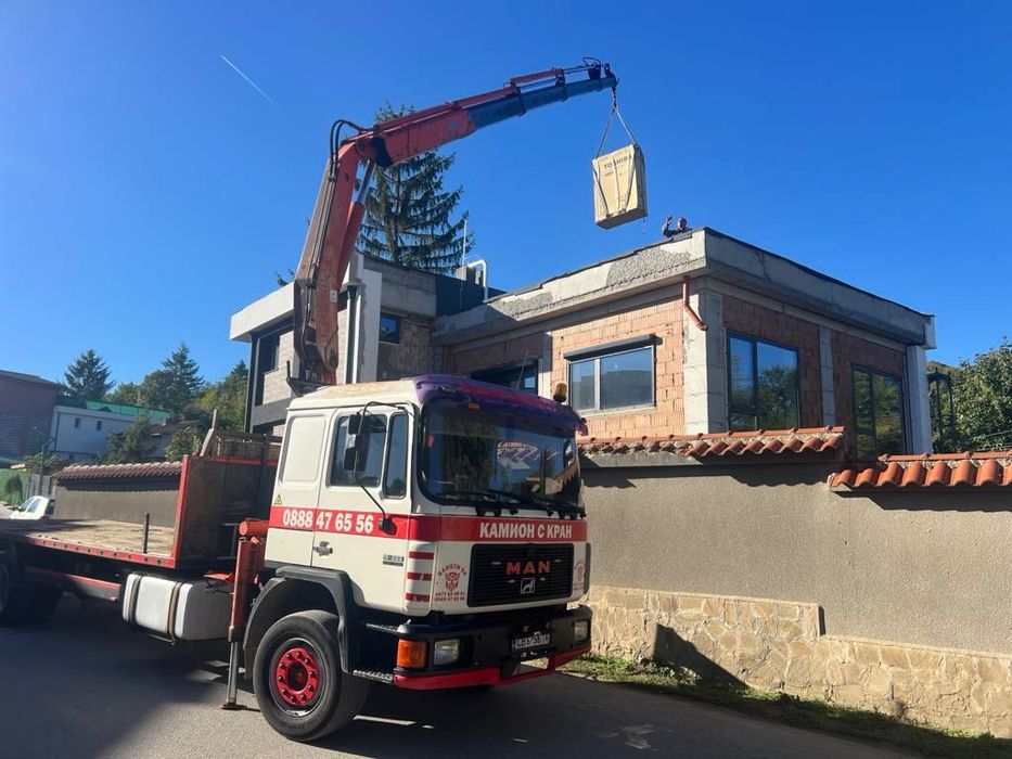Транспортни услуги - Камион с кран