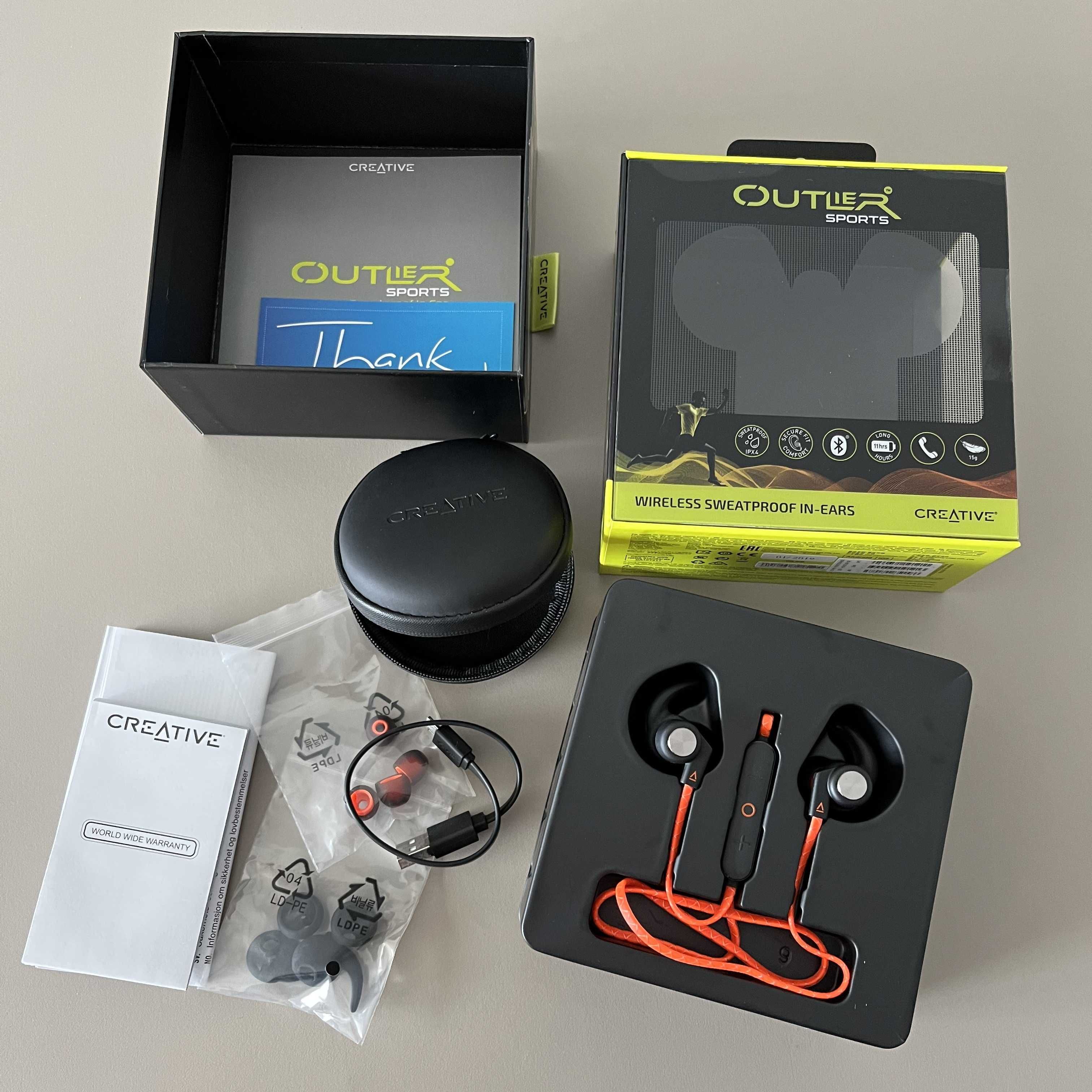 Casti Audio Wireless Sport - Creative (Autonomie 11 ore)