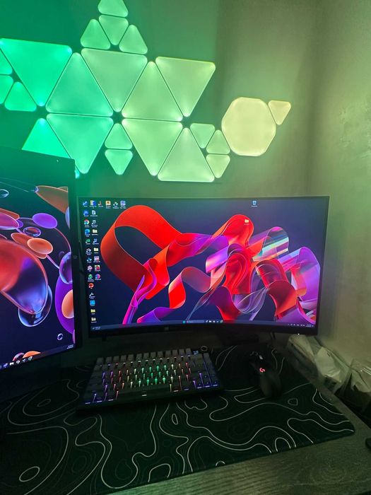 Monitor Gaming curbat Lenovo G32qc-30, 31.5", 2K, 170Hz, 0.5ms,