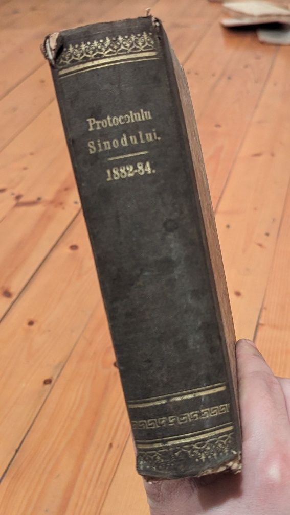 Protocolul sinodului 1882 - 1884 - carte rară
