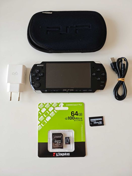 SONY PSP Playstation Portable 3000 - Качени много игри