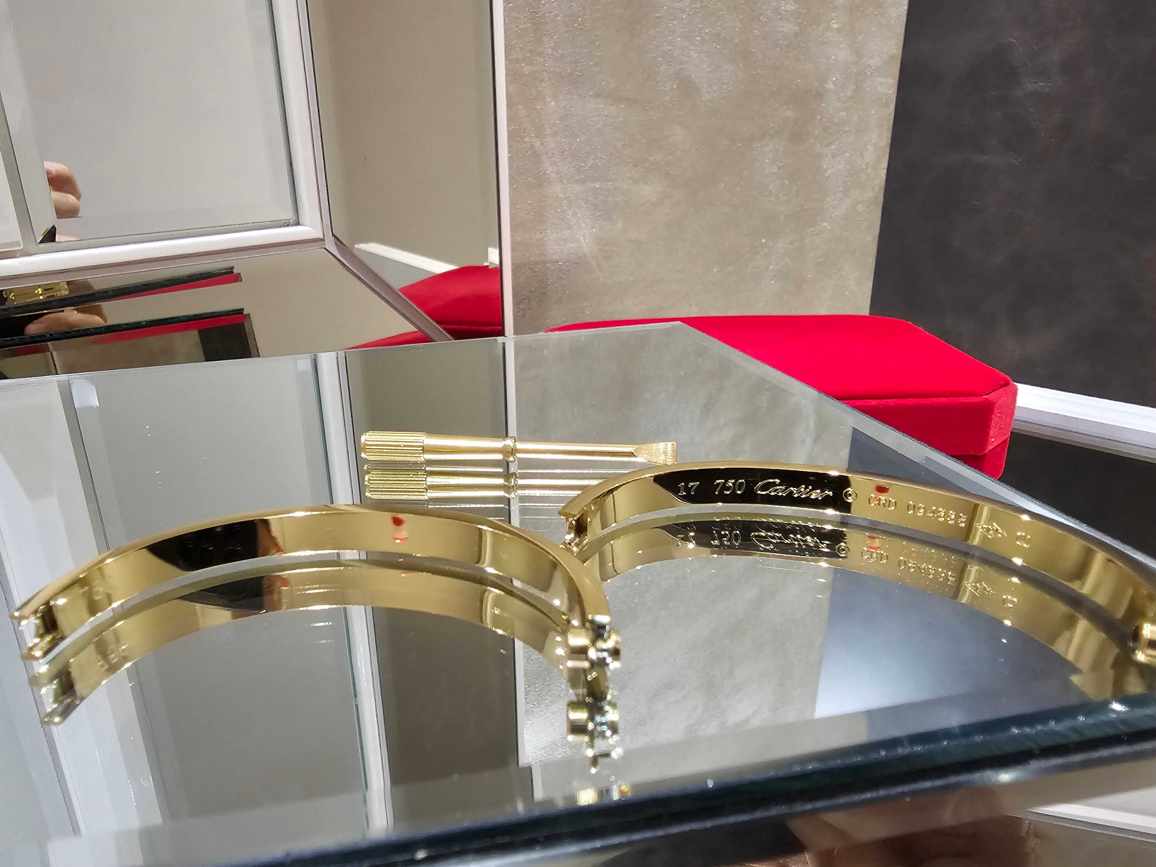 CARTIER Love Gold Гривна с Отверка