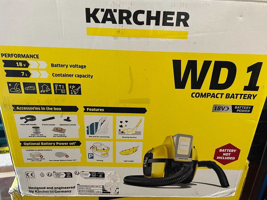 Aspirator multifunctional, Karcher, 230W, recipient de praf de 7 litri