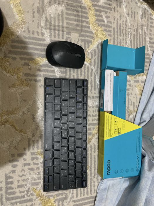 Rapoo 9000m клавиатура миш блютуз