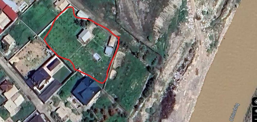 Дача, Земля Кибрай Байткурган 21.5 соток  Чирчик дарёси бўйида