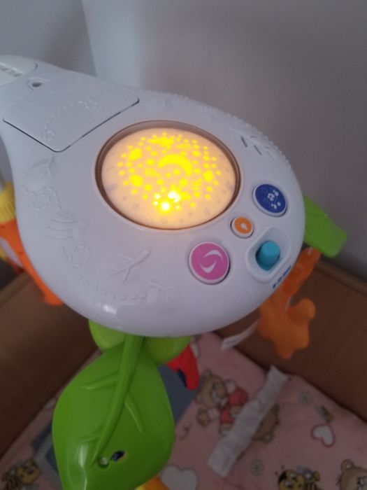 Музикална въртележка с лампа