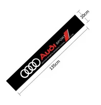 Лепенка AUDI за челно стъкло и задно, Ауди
