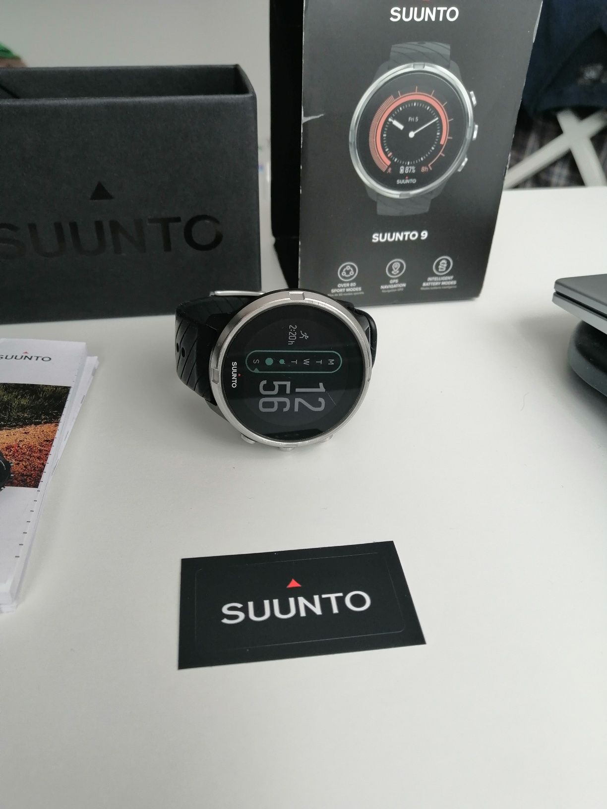 Suunto 9  - G1 Black/Silver Full Box