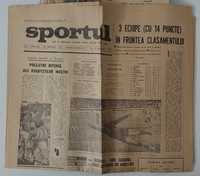 Ziarul Sportul exemplare din anii 1970-1971