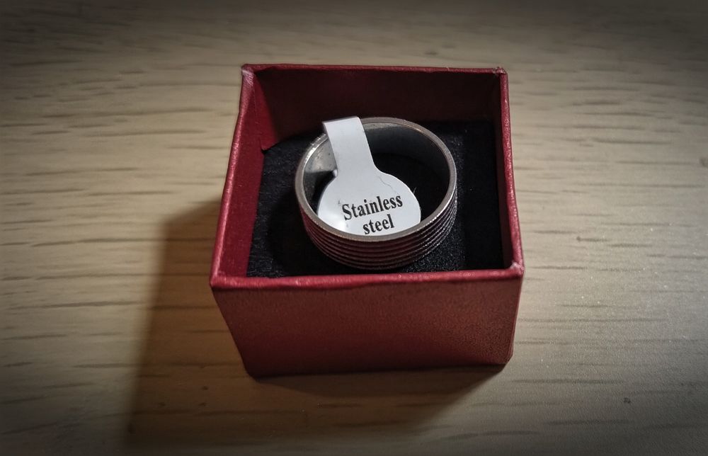 Inel bărbătesc din oțel inoxidabil