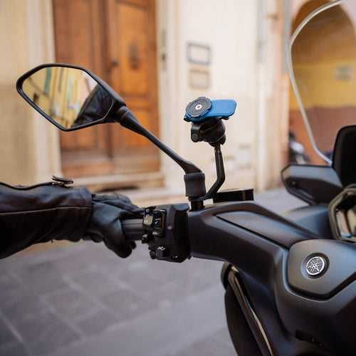 Suport telefon Quad Lock cu prindere pentru oglinda SCUTER/MOTO/ATV