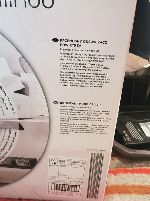 Aer condi răcitor cu rezervir 20 li