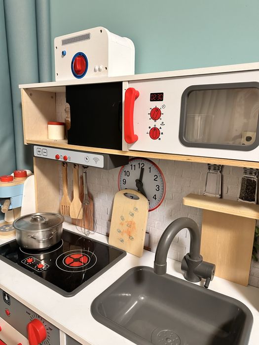 Детска дървена кухня Lidl, кафе машина и още