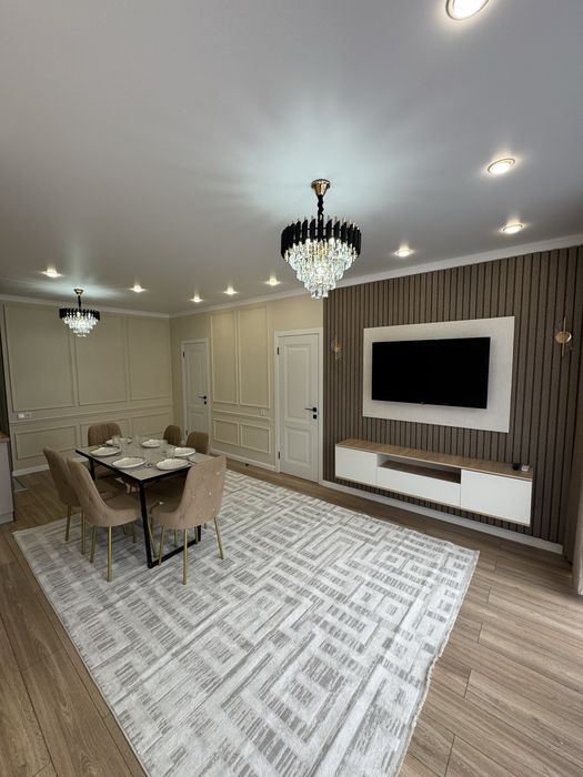 Сдается евро трёх комнатная квартира в ЖК Rams City.