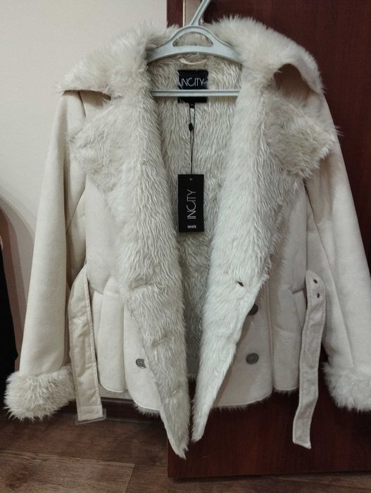 Дубленка искусственная новая р.46