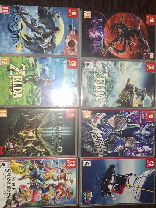 Картриджи Nintendo switch
