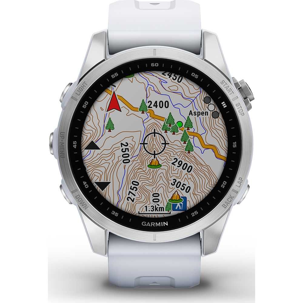 Смарт часы Garmin Fenix 7s (silver/white)