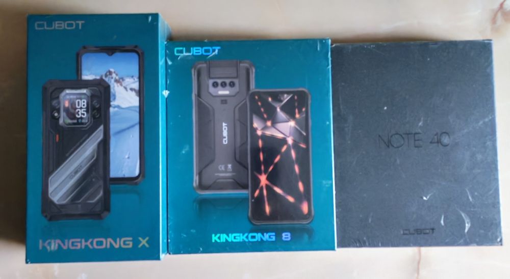 Smartphon-uri CUBOT, trei modele, super baterie, sigilate!