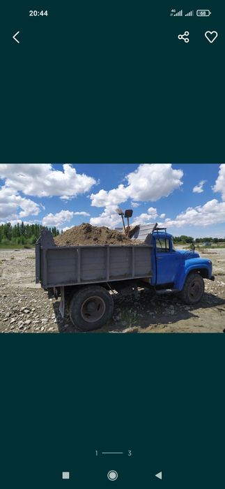 Доставка перевозка сыпучих материалов песок глина угол ПГС гравий