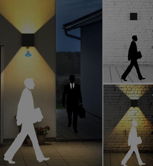 Aplica de perete cu senzor de miscare 12W