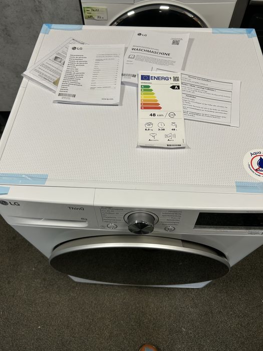Нова Клас А+++ Пералня LG 8 KG 1400 OБ , DIRECT DRIVE , STEAM