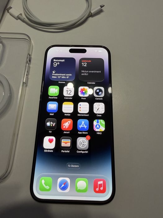 iPhone 14 pro max 256gb space black battery health 100%