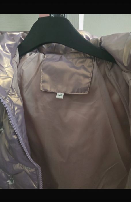 Детски яке със заешки пух