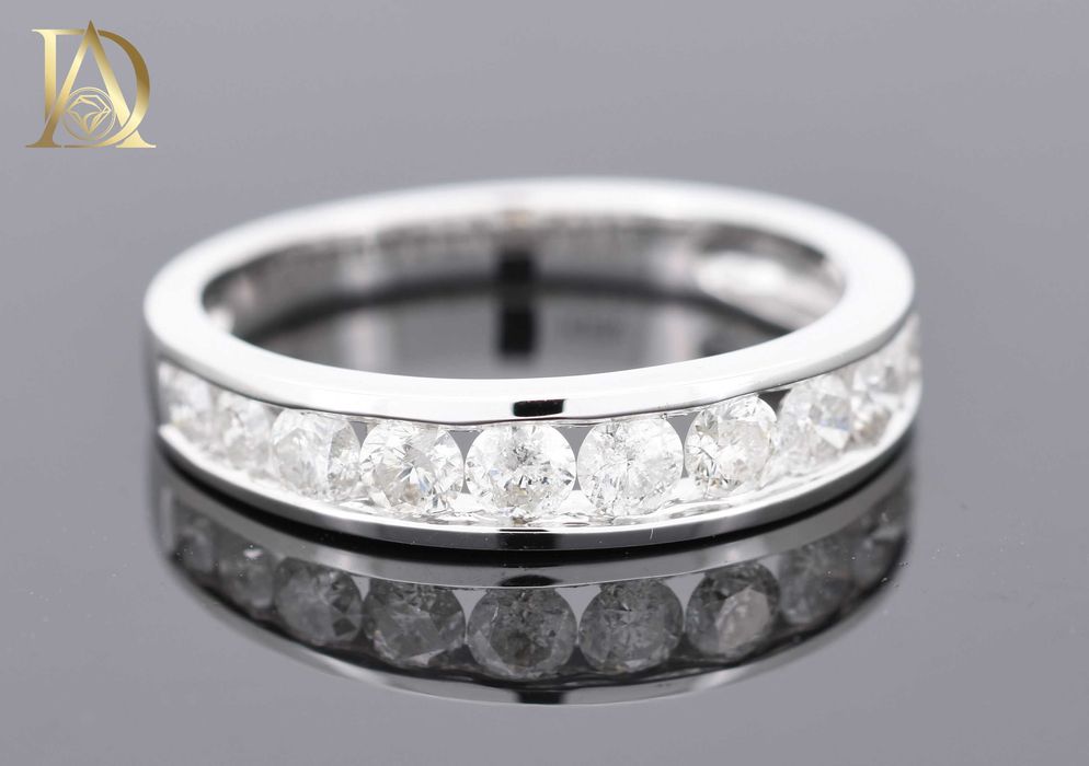 Нов Златен Пръстен с 0.75кт Естествени Брилянти