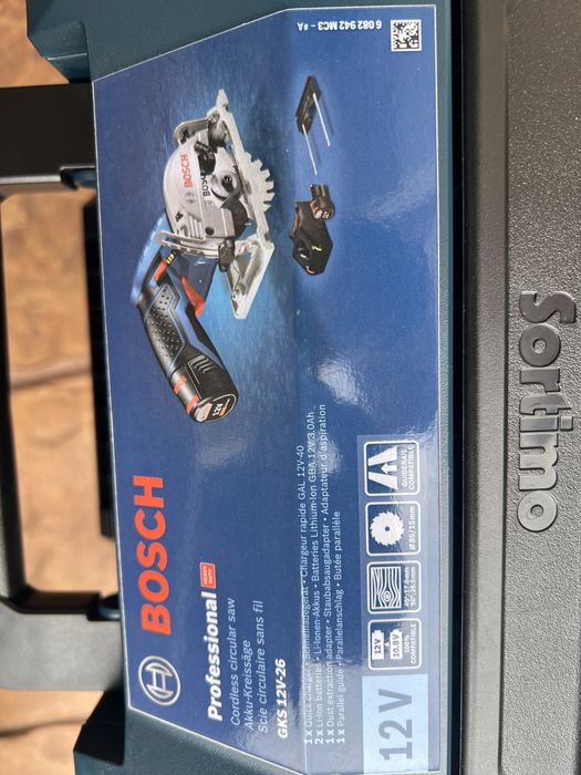 Fierastrau circular pe acumulator Bosch GKS 12-26 complet-Nou