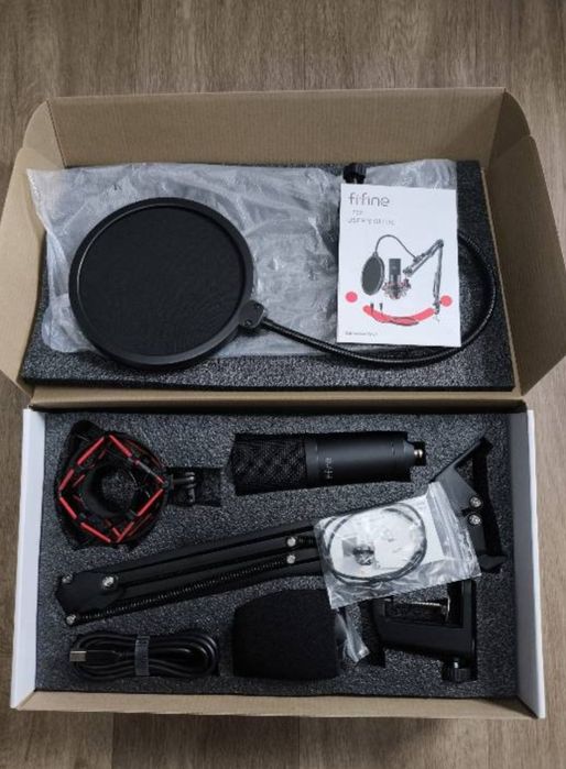 Микрофон Fifine T732 Kit черный